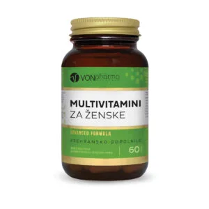 VONpharma Multivitamini za ženske kapsule za energijo, imunski sistem in zdravje las, kože in nohtov