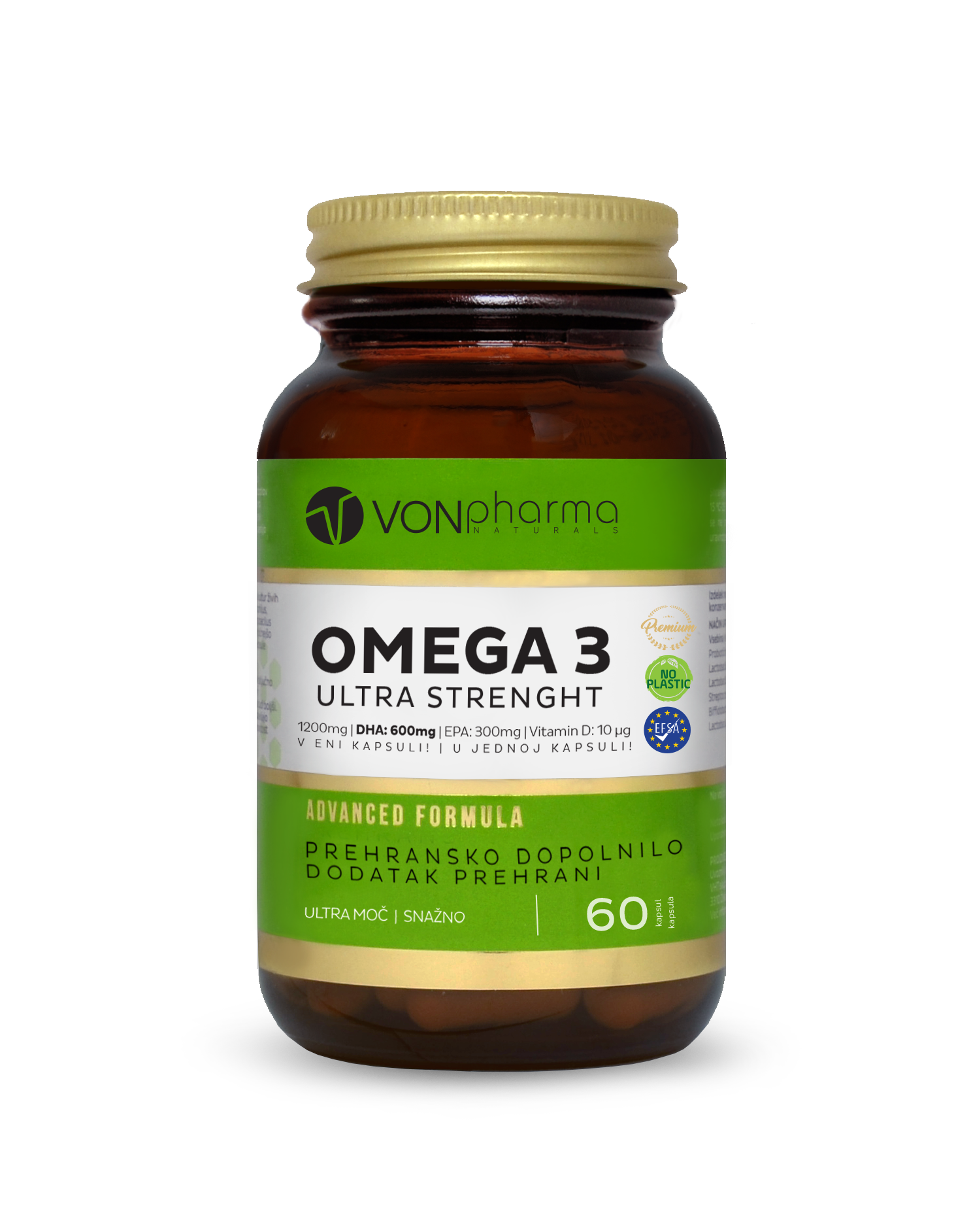 VONpharma_OMEGA3 VONpharma Omega 3 Ultra Strength 600 mg DHA
