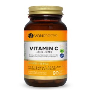 VONpharma Vitamin C + Cink + Šipek