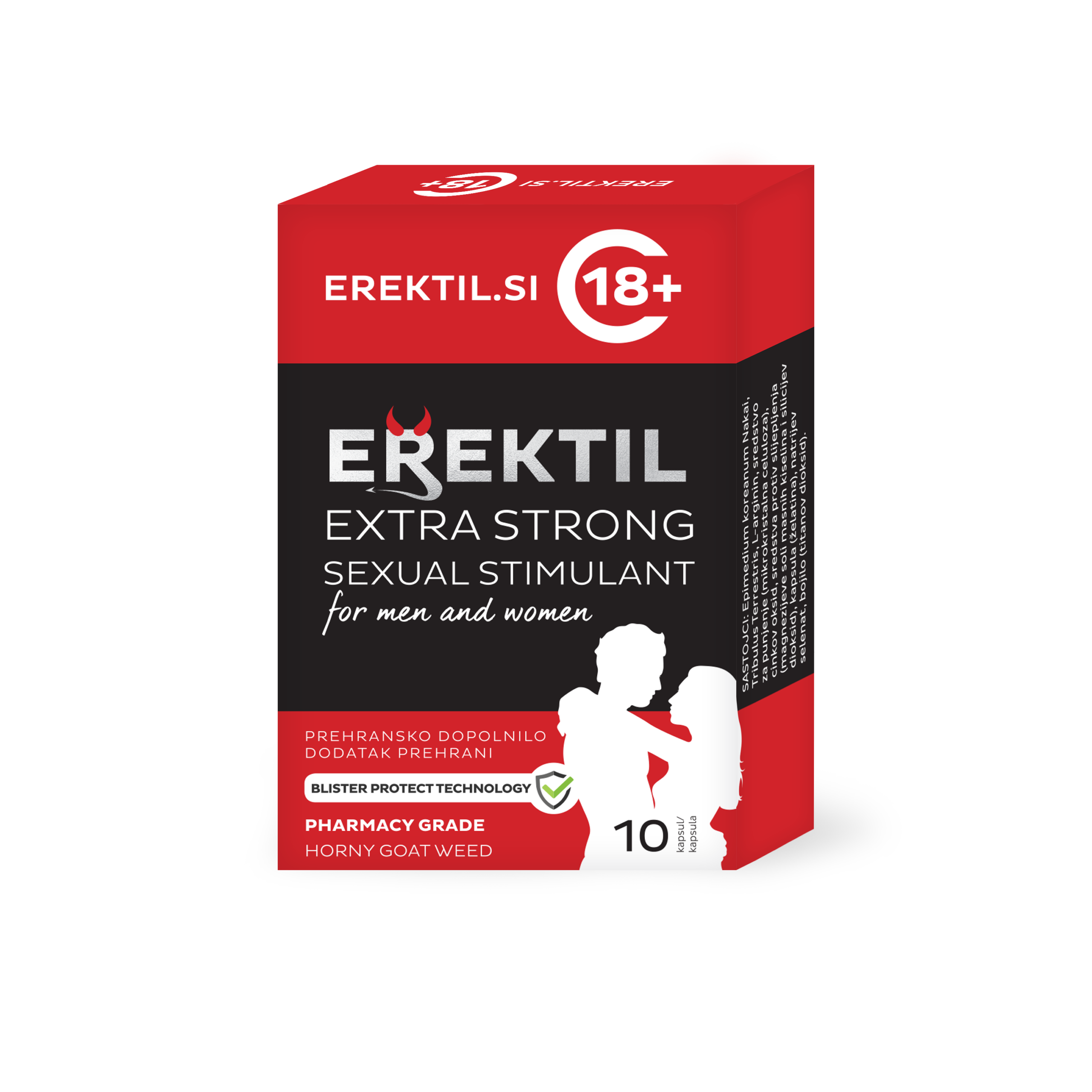 Erektil – naravna podpora za intimno vitalnost Erektil prehransko dopolnilo za intimno vitalnost in energijo