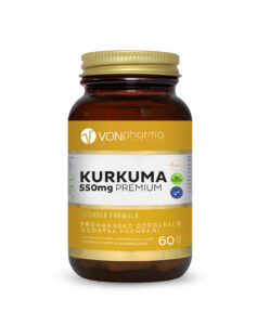 VONpharma Kurkuma 550 mg prehransko dopolnilo v kapsulah