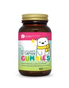 VONpharma Vitamin Gummies okusni vitamini v želejčkih za imunski sistem, energijo in splošno dobro počutje
